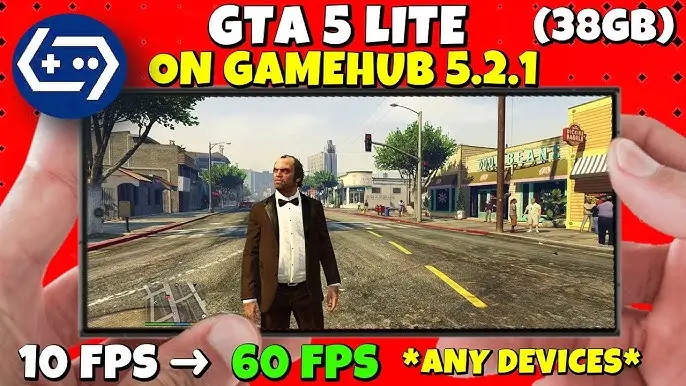 GTA 5: Improved Gameplay by GameHub Emulator