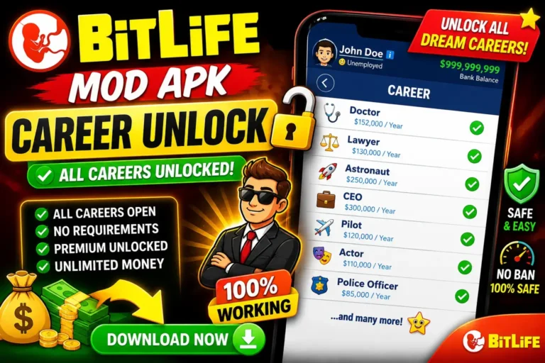 BitLife Mod APK Career Unlock